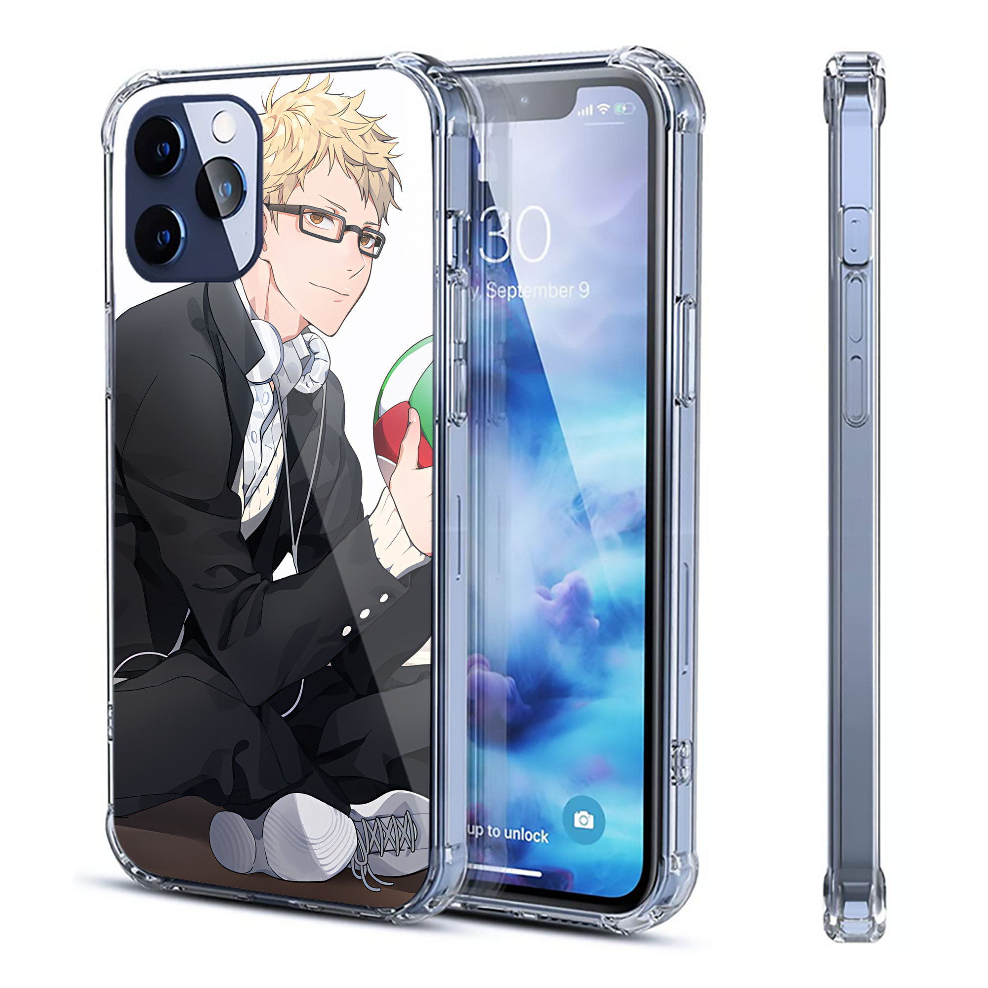（画像用） ハイキュー!! Haikyu!! 【iPhone 12シリーズ対応】透明スマホケース（クリアソフトケース）